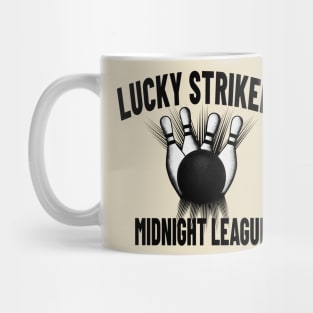 Lucky Strikers Midnight League Retro Bowling Mug